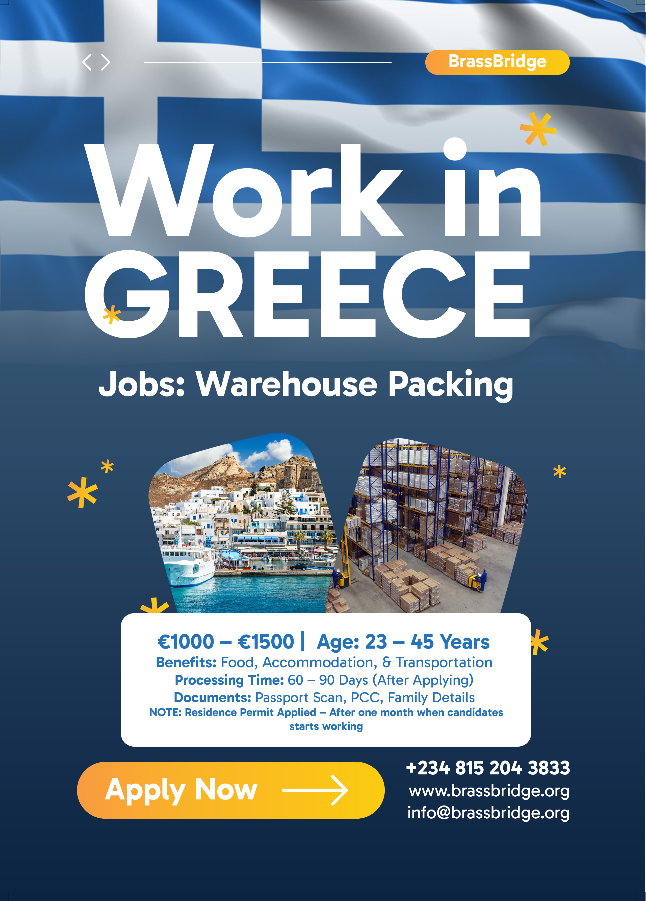 New Visa Sponsorship Jobs in Europe